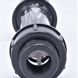 Plováčkový průtokoměr /rotametr/ plastový DN25, 0.25~2.5 m3/hod,  vnitřní závit BSP 3/4"