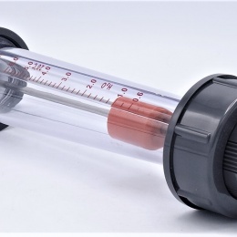 Plováčkový průtokoměr /rotametr/, závit vnitřní 1" BSP, DN32, 0.6~6 m3/hod