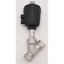 náhled produktu Pneumatically-operated Valves, Angle Seat - 45°| G-thread 1"