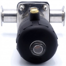 Pneumaticky ovládané membránové ventily, clamp typ C-C