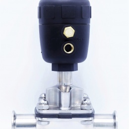 pneumaticky ovládaný membránový ventil, clamp připojení, DN40