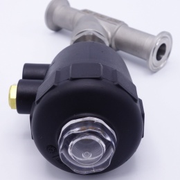 Pneumaticky ovládaný ventil se šikmým sedlem- 45°| CLAMP DN20 (K34) PTFE