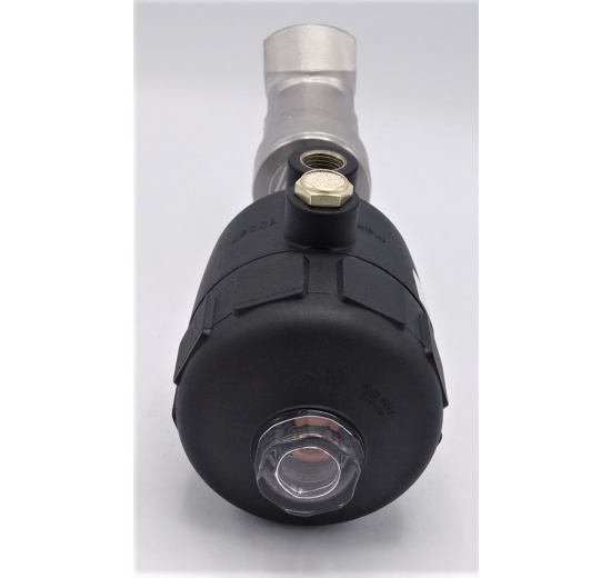 Pneumaticky ovládaný ventil se šikmým sedlem- 45°,  G-závit  1"