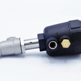 Pneumaticky ovládaný ventil se šikmým sedlem- 45°,  G-závit  3/8"