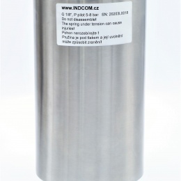 Pneumatický pohon, celonerezový, jednočinný (vzduch-pružina)