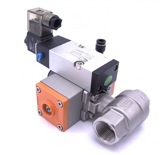 Pneumatický pohon, dvojčinný