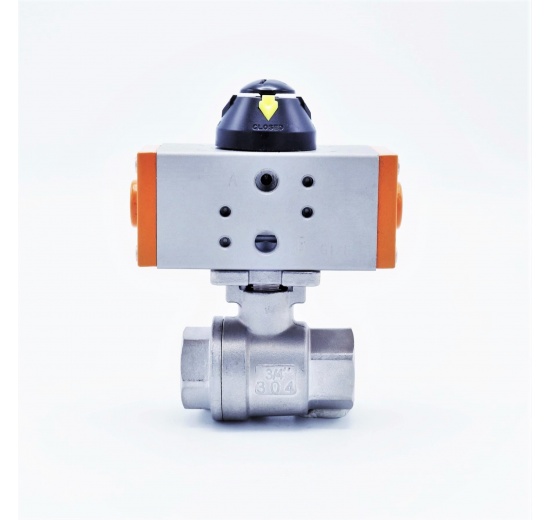 Pneumatický pohon, dvojčinný