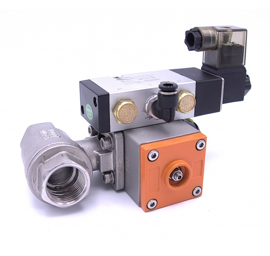 Pneumatický pohon, dvojčinný