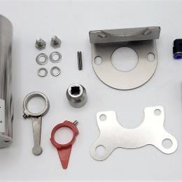 Pneumatický pohon, jednočinný a další montážní prvky pro klapku DN50