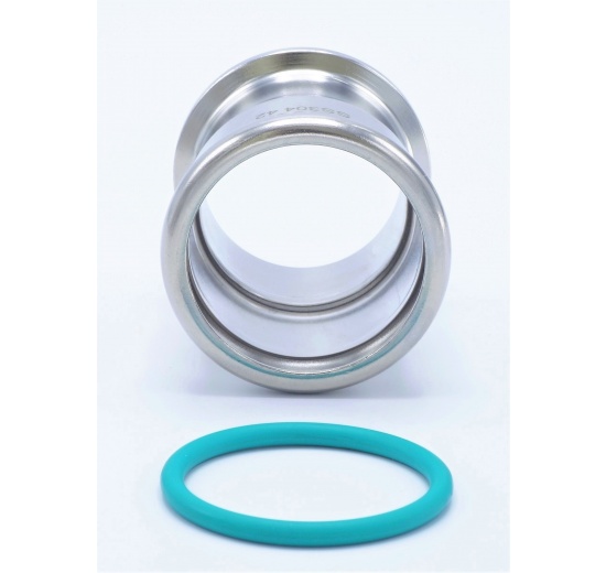 přechodka lisovací CLAMP DIN 32676, 42 mm, límeček 50,5 mm