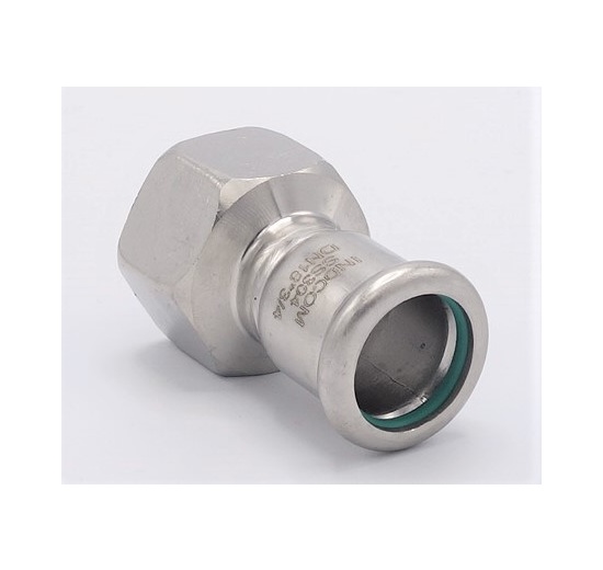 Přechodka lisovací/závit vnitřní 18 mm_3/4" nerezová