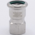 Přechodka lisovací/závit vnitřní 22 mm_1/2", nerezová