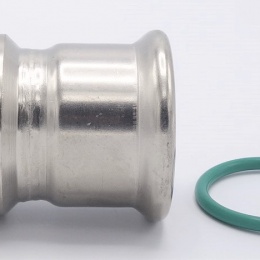 Přechodka lisovací/závit vnitřní 42 mm_1 1/2", nerezová