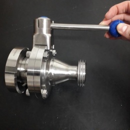 Přímá klapka kužel+matice/závitové hrdlo