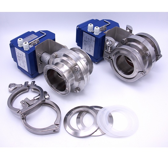 Přímé klapky s elektropohonem