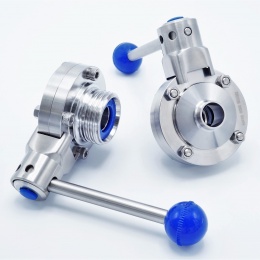 přímé motýlové klapky, závitové/navařovací, DN20