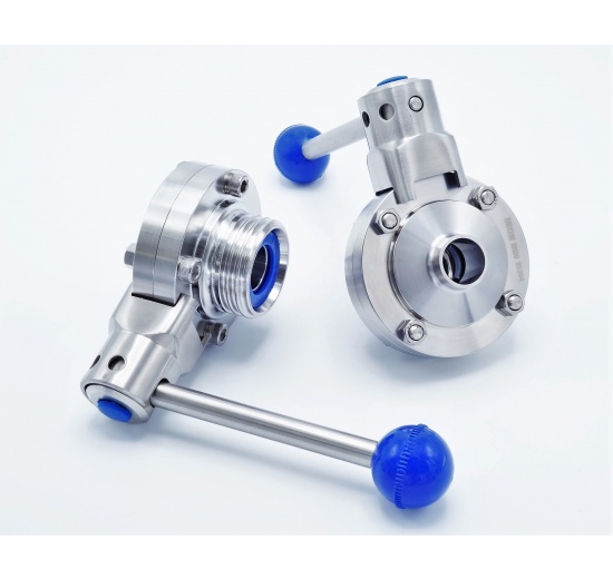 přímé motýlové klapky, závitové/navařovací, DN20