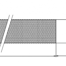provzdušňovací svíčka - výkres s rozměry