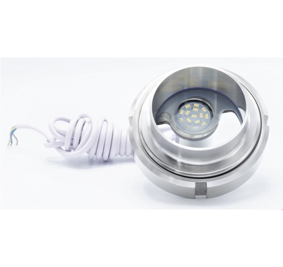 Průhledítko maticové s LED osvětlením, navařovací, DN80