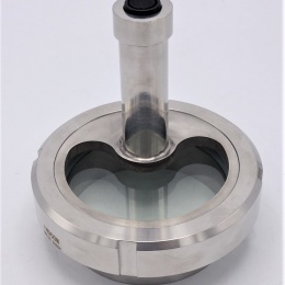 Průhledítko maticové s osvětlením LED, navařovací, DN100