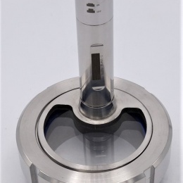 Průhledítko maticové s osvětlením LED, navařovací, DN80