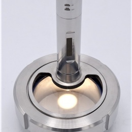 Průhledítko maticové s osvětlením LED, navařovací, DN80