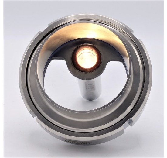 Průhledítko maticové s osvětlením LED, navařovací, DN80