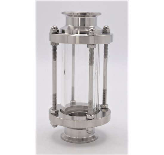 Průhledítko potrubní, clamp C-C, dlouhé