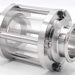 Průhledítko potrubní, clamp DN50, krátké