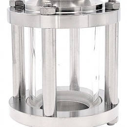 Průhledítko potrubní, clamp DN50, krátké