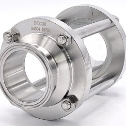 Průhledítko potrubní, clamp DN50, krátké