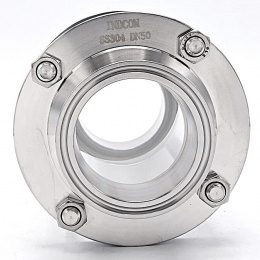 Průhledítko potrubní, clamp DN50, krátké