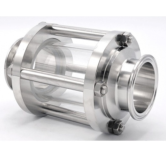 Průhledítko potrubní, clamp DN50, krátké