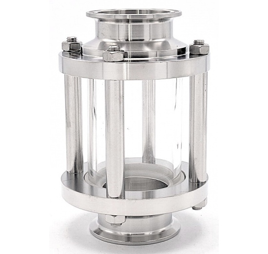 Průhledítko potrubní, clamp DN50, krátké