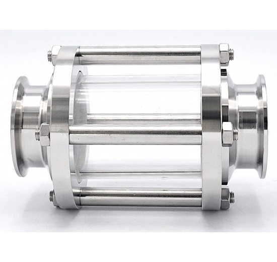 Průhledítko potrubní, clamp DN50, krátké