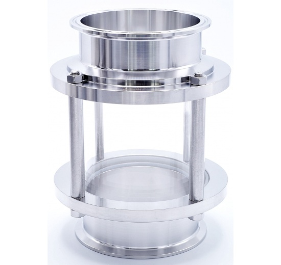 Průhledítko potrubní, clamp DN80, krátké