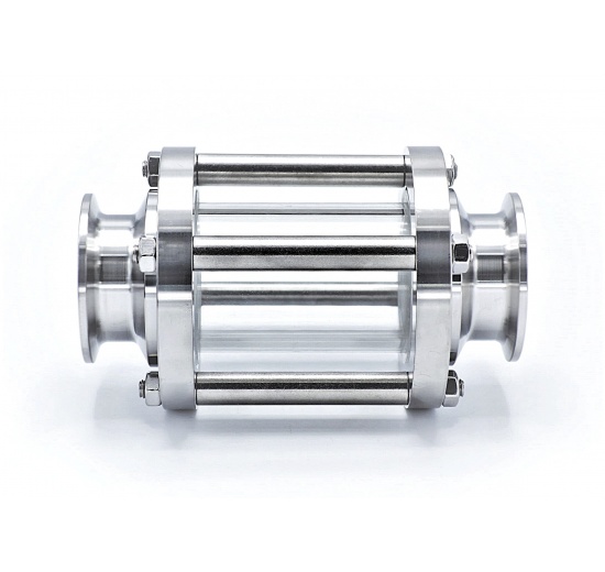 Průhledítko potrubní DN25, CLAMP DIN 32676