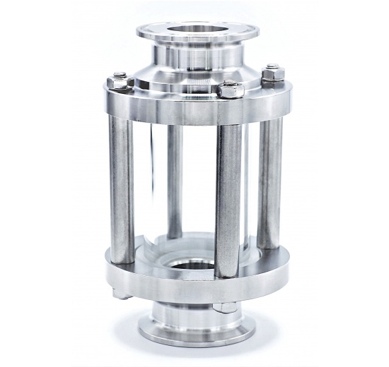 Průhledítko potrubní DN25, CLAMP DIN 32676