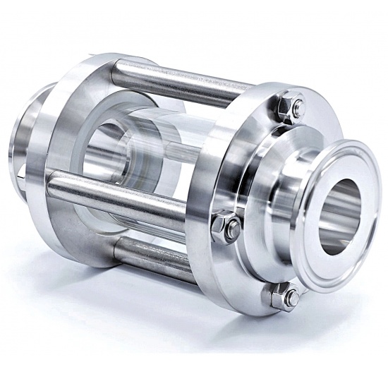 Průhledítko potrubní DN25, CLAMP DIN 32676