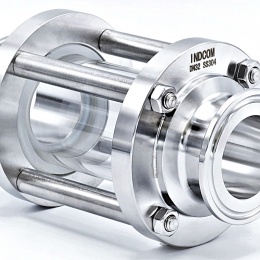 Průhledítko potrubní DN32, CLAMP připojení dle DIN 32676