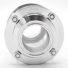 Průhledítko potrubní DN40, připojení CLAMP DIN 32676