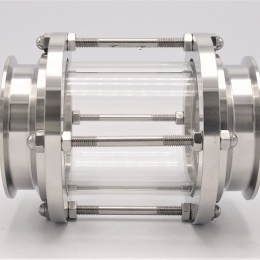 Průhledítko potrubní DN80, CLAMP připojení dle DIN 32676