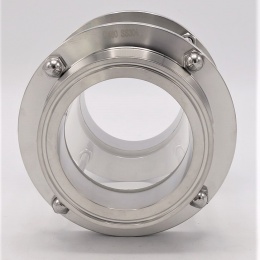 Průhledítko potrubní DN80, CLAMP připojení dle DIN 32676