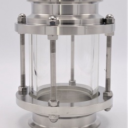 Průhledítko potrubní DN80, CLAMP připojení dle DIN 32676