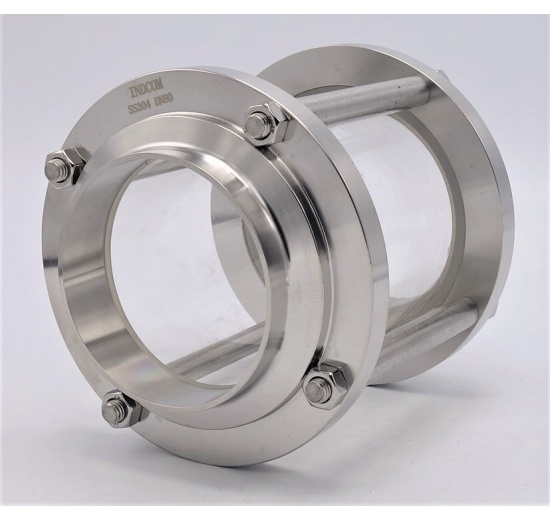 Průhledítko potrubní, navařovací DN80