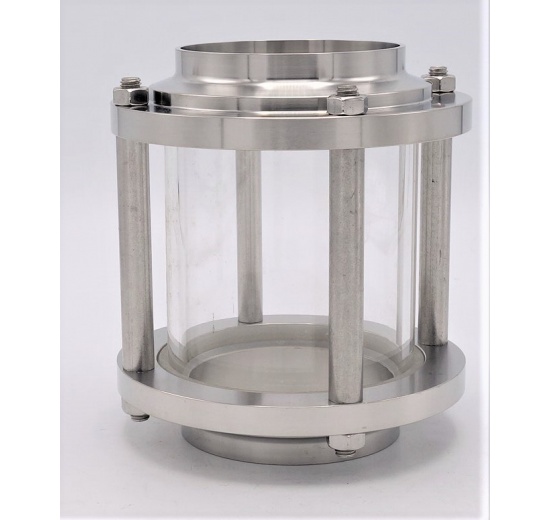 Průhledítko potrubní, navařovací DN80