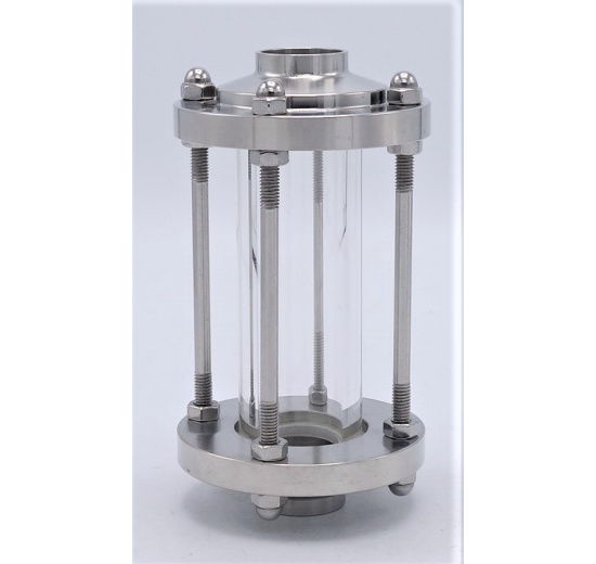 Průhledítko potrubní, navařovací S-S, typ A