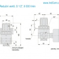 Reduční ventil G 1/2" 6 000 l/min