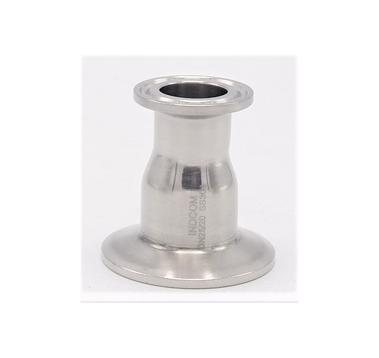 Redukce centrická, clamp DN25/20