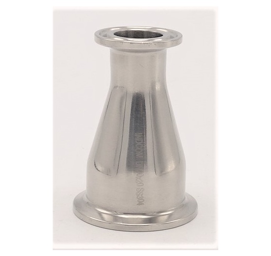 Redukce centrická, clamp  DN40/20